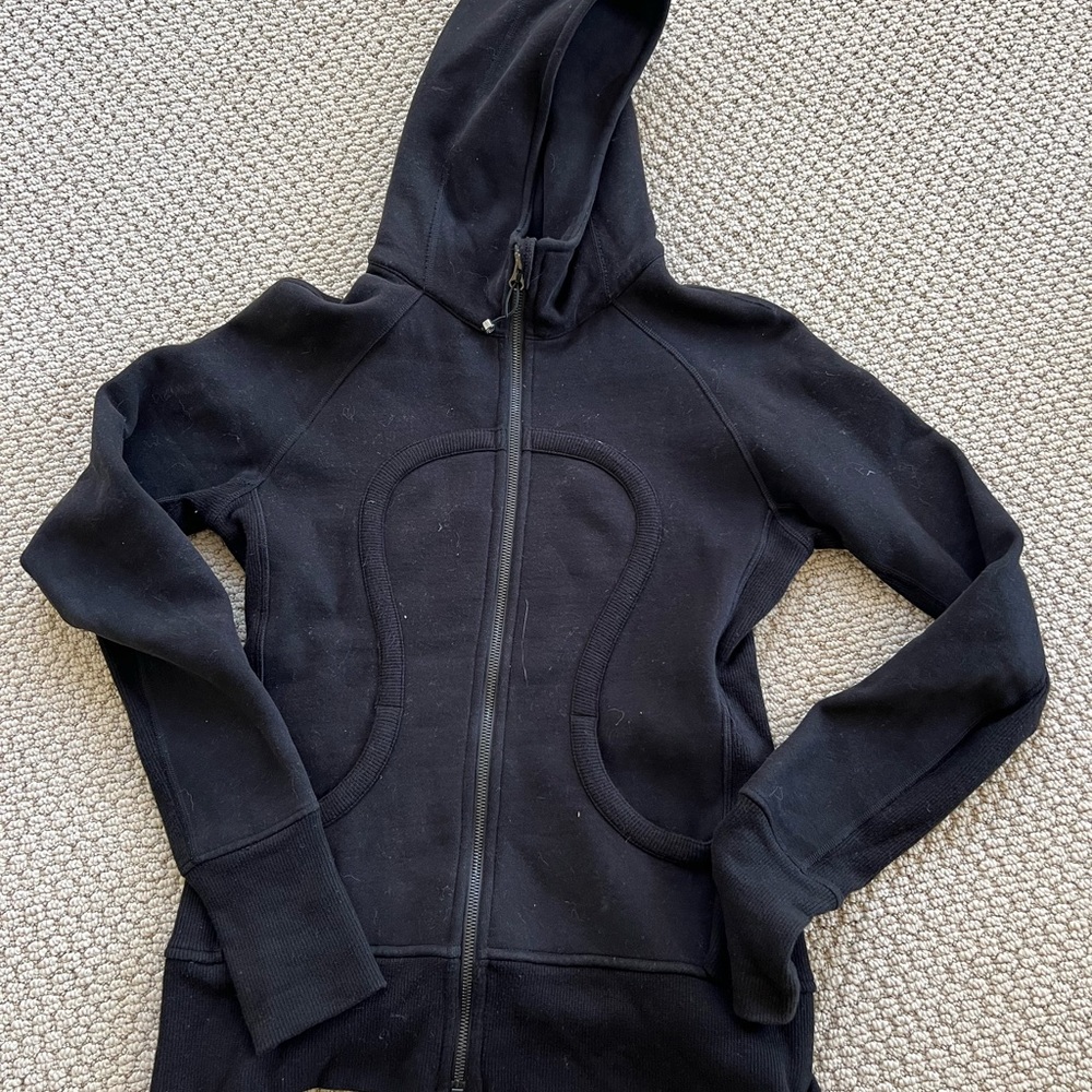 Black Lululemon Scuba Hoodie